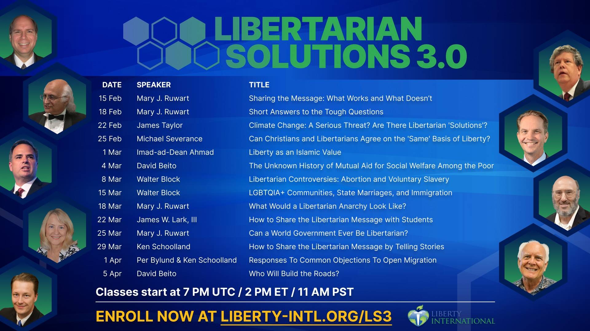 Libertarian Solutions 3.0 agenda is now finalized and ready for participants!