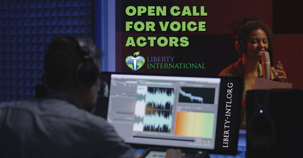 Open call for voice actors! Apply by May 31