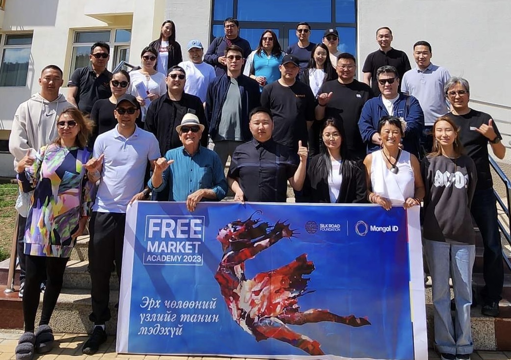 Ken Schoolland inspires students in Mongolia